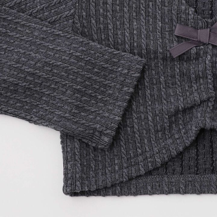 Ballet Jacquard Top,Charcoal gray, medium image number 15