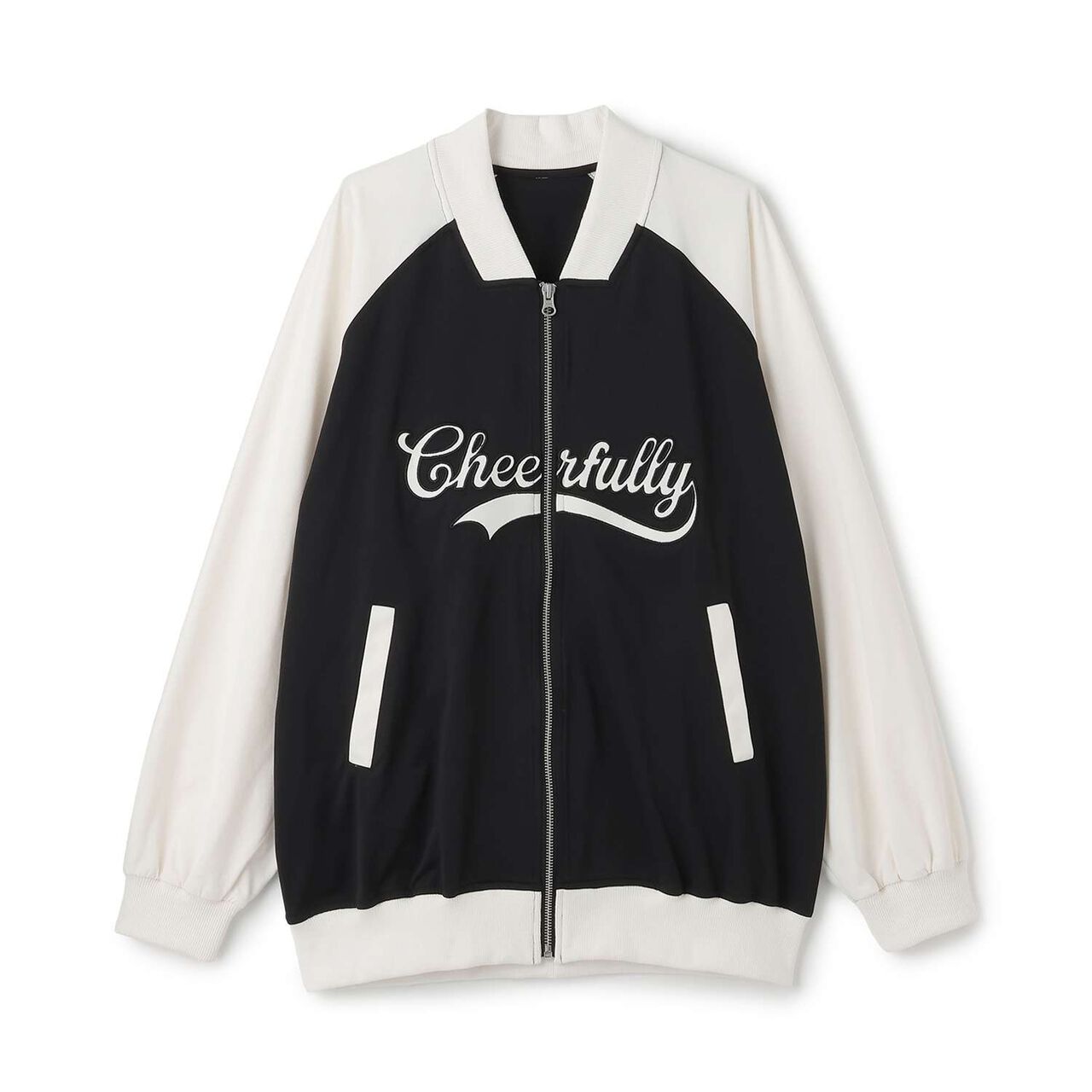 [High-Spec Outerwear] Varsity Jacket,Black, large image number 13