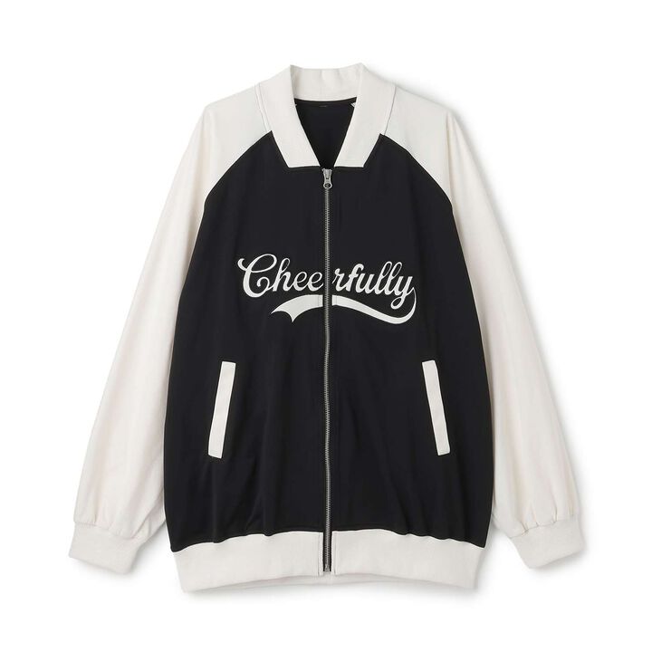 [High-Spec Outerwear] Varsity Jacket,Black, medium image number 13