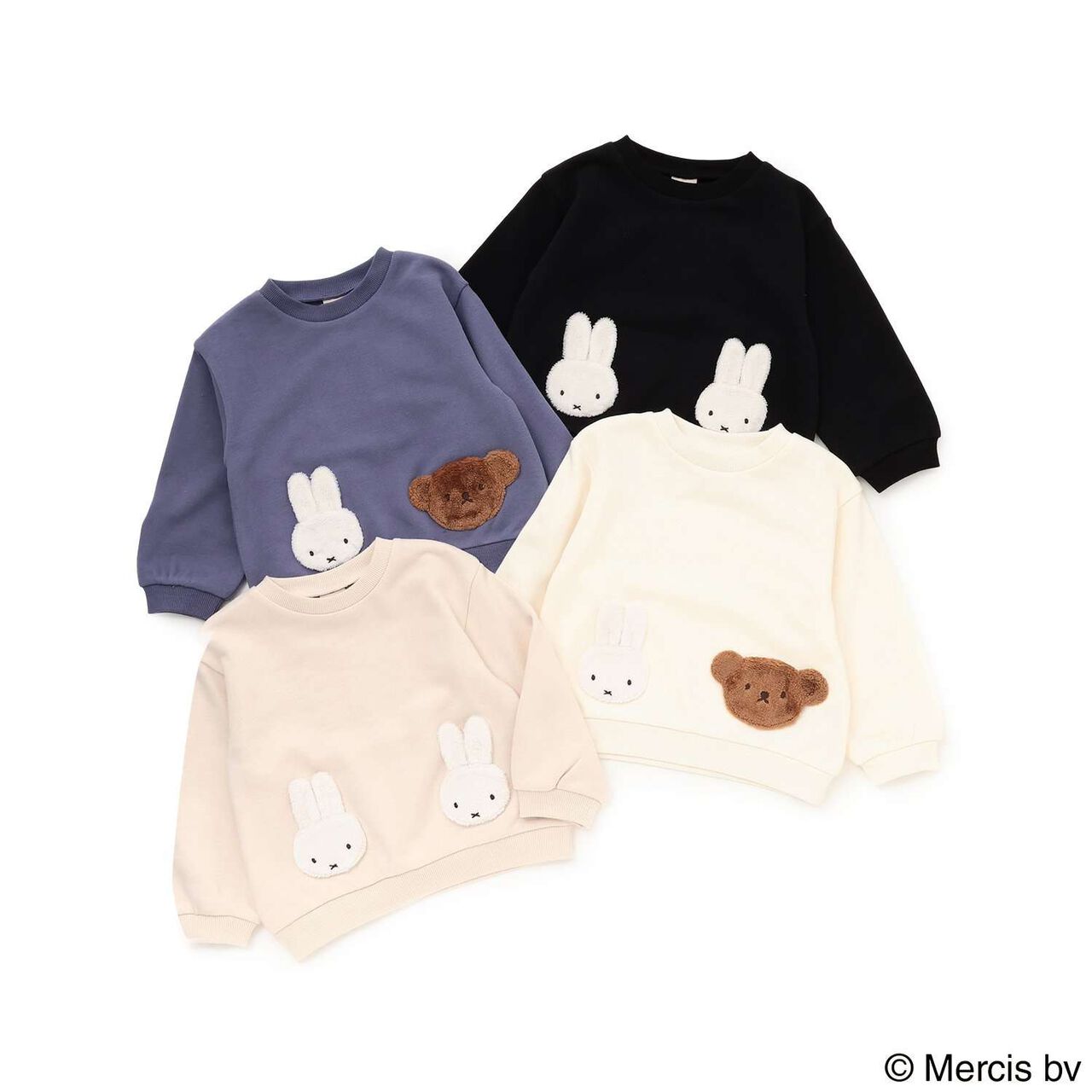 [Miffy] Motif Sweatshirt,Black, large image number 21