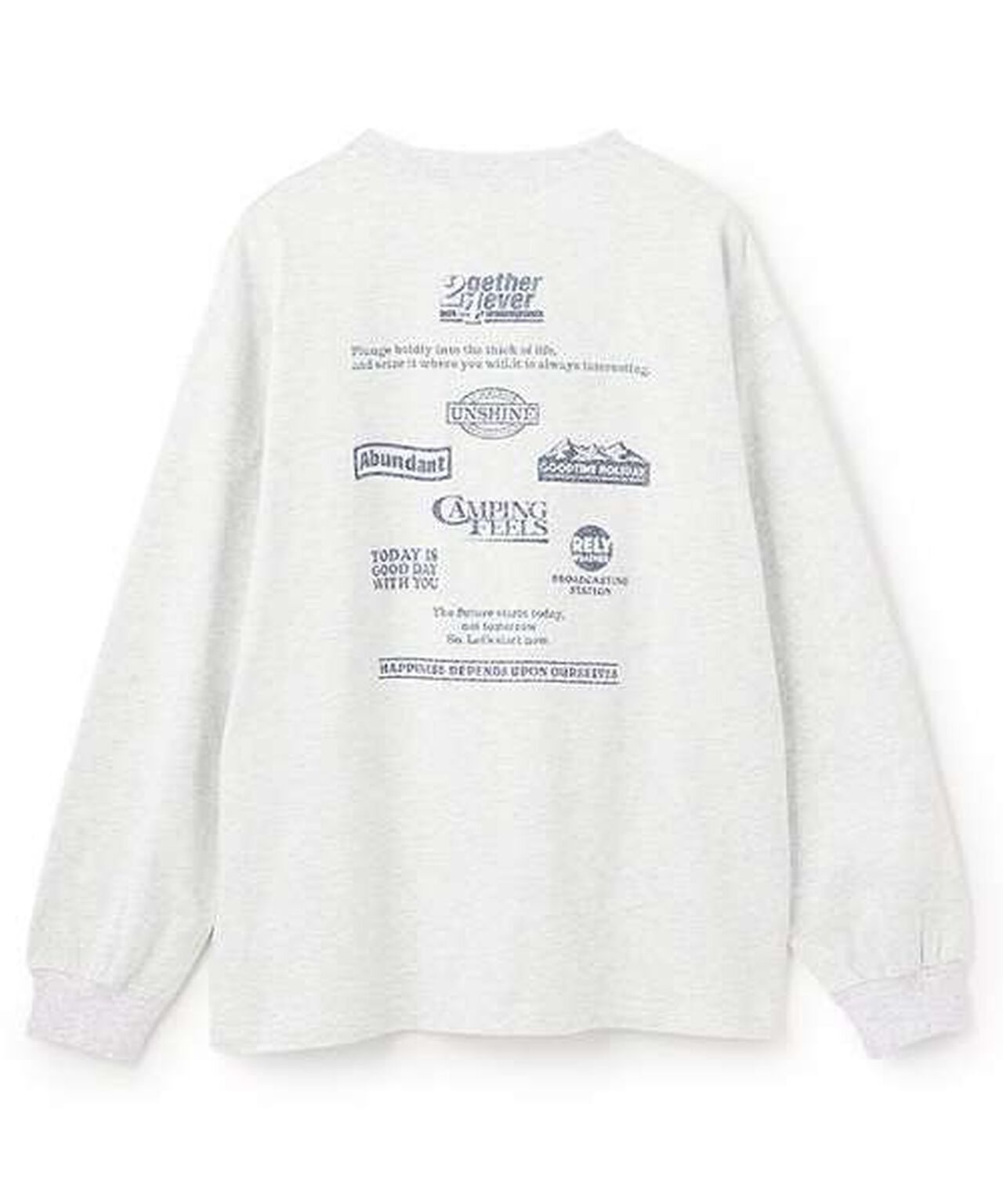 Assorted Graphic Long-Sleeve T-Shirt,Off white, large image number 3