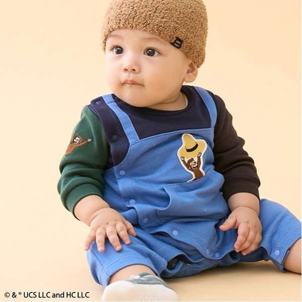 Curious George Overalls,Yellow, large image number 21