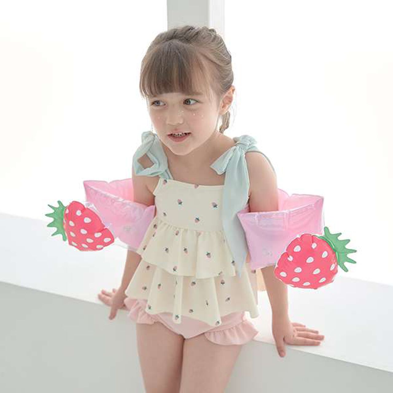 [SWIM] Fruit Motif Arm Float,Red, large image number 9