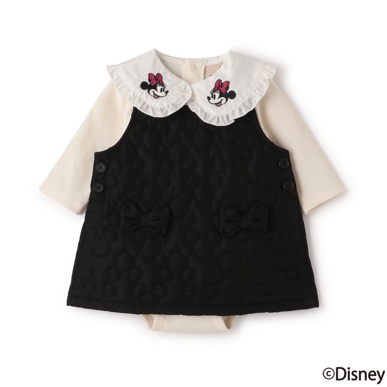 [Disney][Link] Quilted Jumper Skirt Set,Ivory, large image number 3