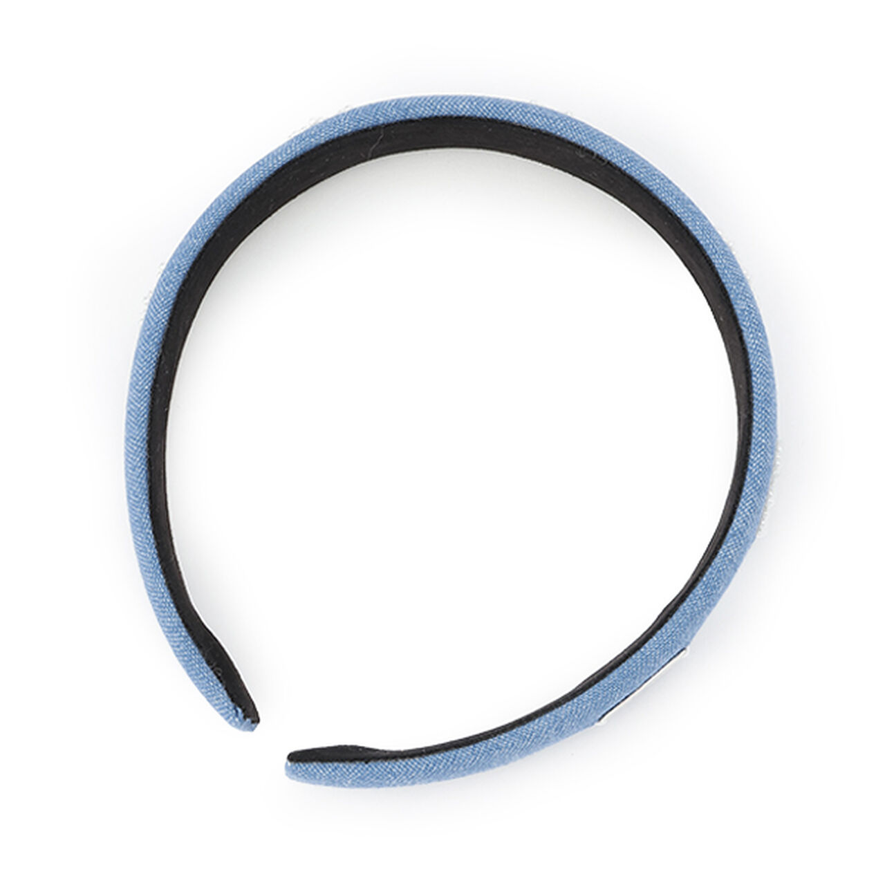 Ribbon Parts Puffy Headband,Blue, large image number 0