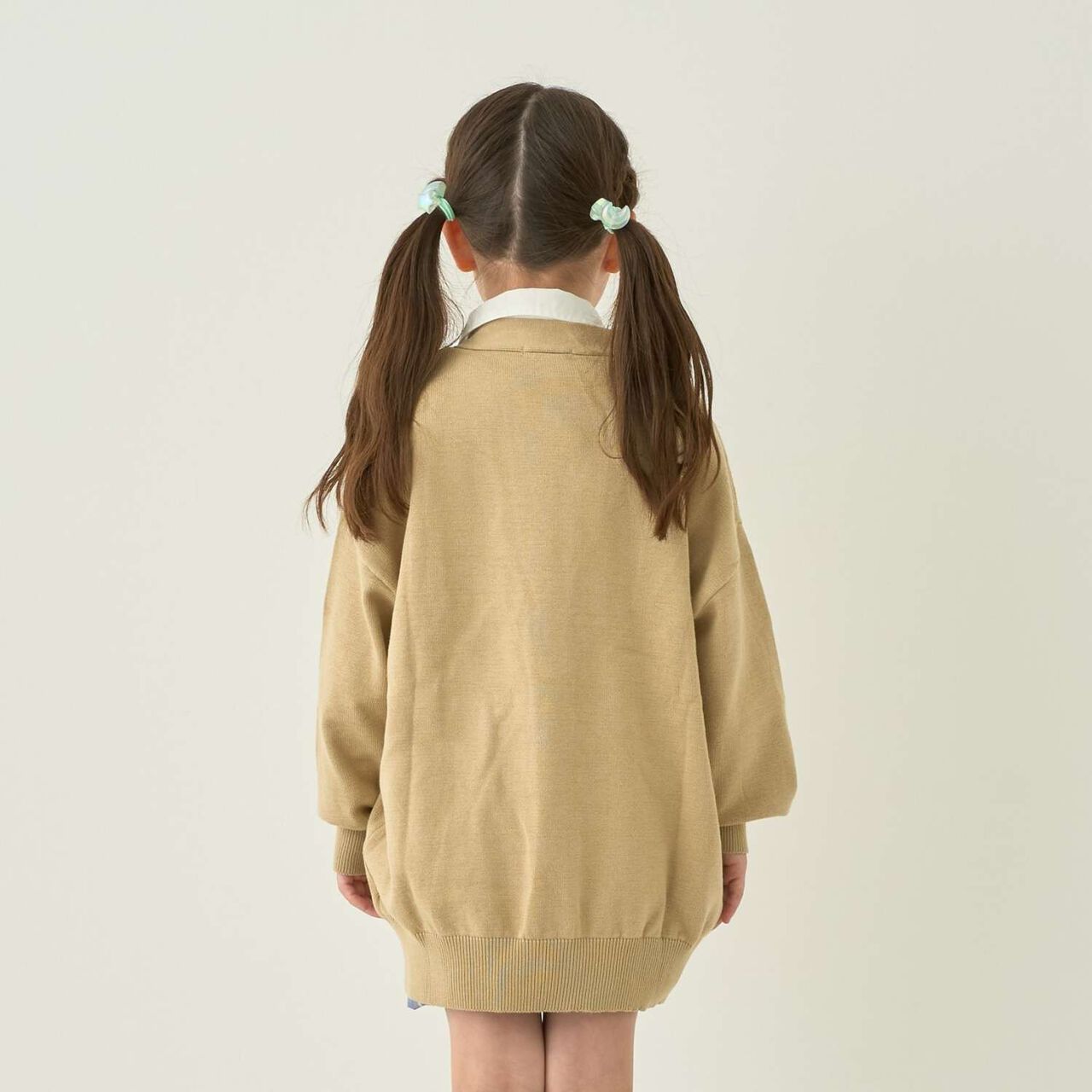 [Halloween] [Washable Knit] Oversized Cardigan,Beige, large image number 4
