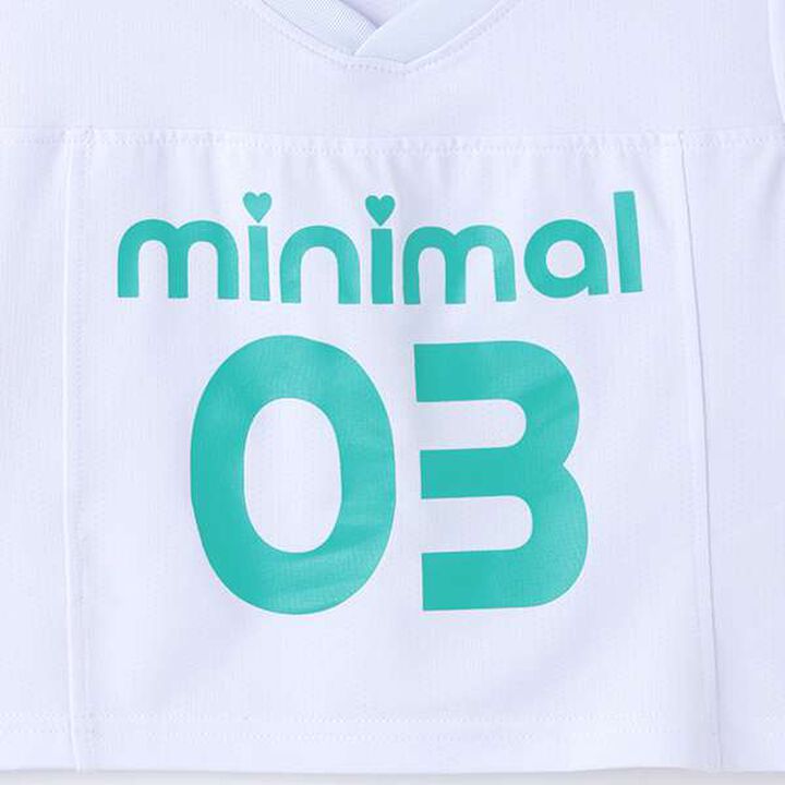 [Quick-Dry] Mesh Number T-Shirt,Emerald green, medium image number 7