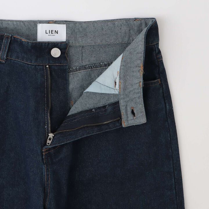 Barrel Leg Denim Pants,Navy, medium image number 10