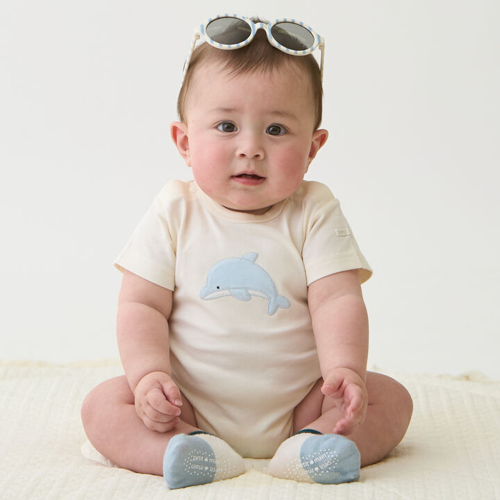 [Organic] Sea Creatures Romper,, medium