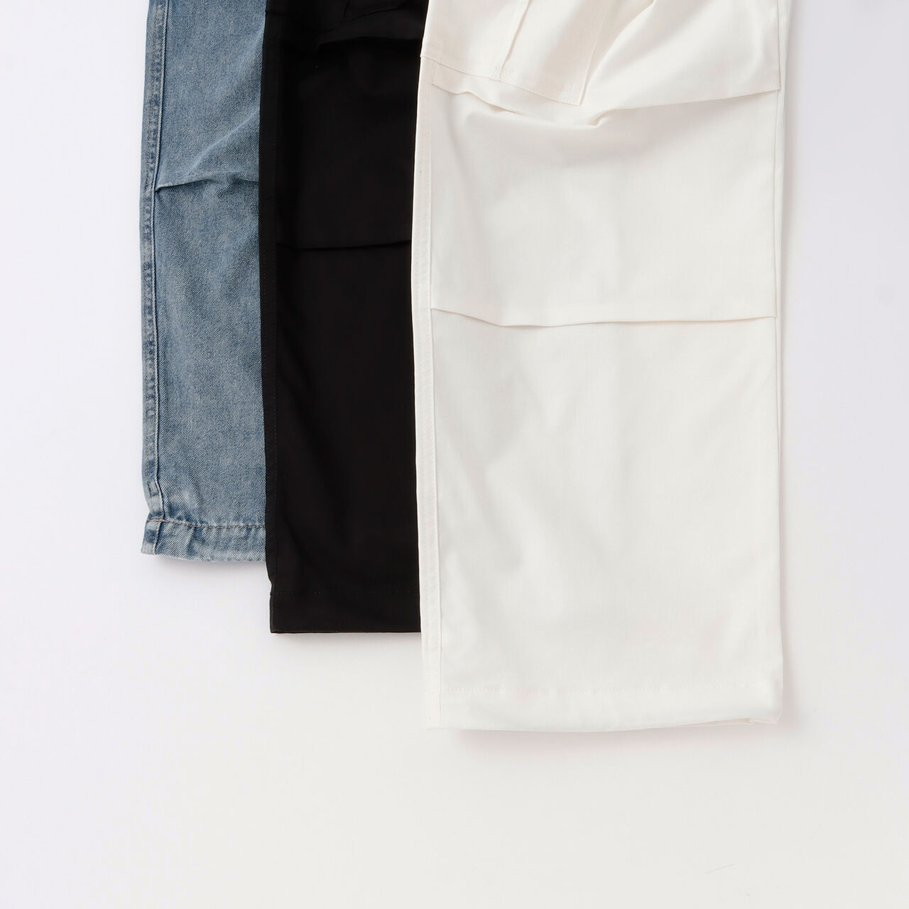 [AMI] Cargo Pants,Black, large image number 7