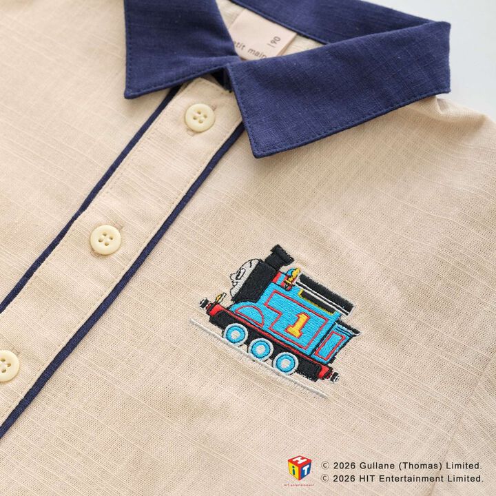 [Thomas the Tank Engine] Short-Sleeve Shirt,Pearl white, medium image number 13