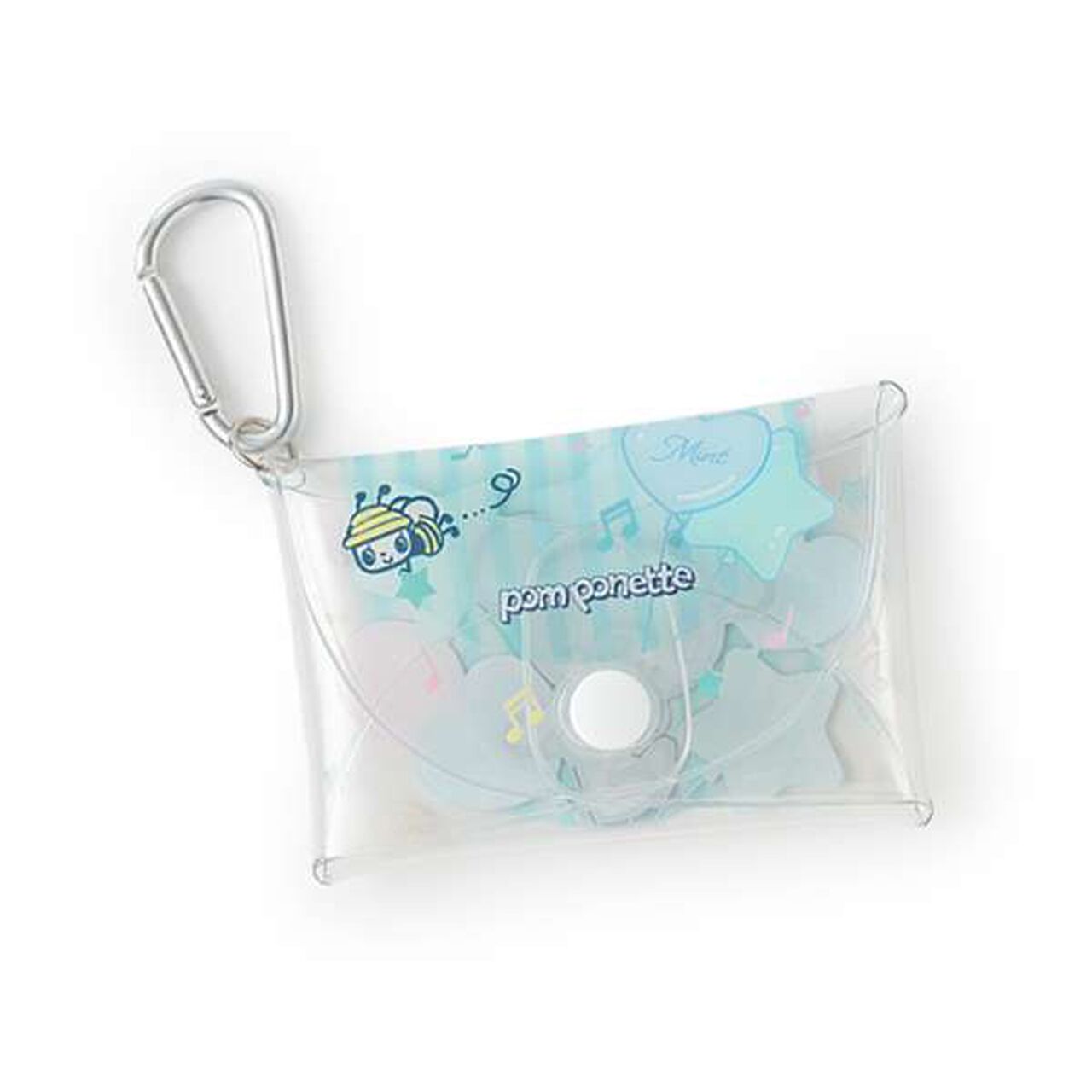 Mint-kun PVC Pouch,Sax blue, large image number 1