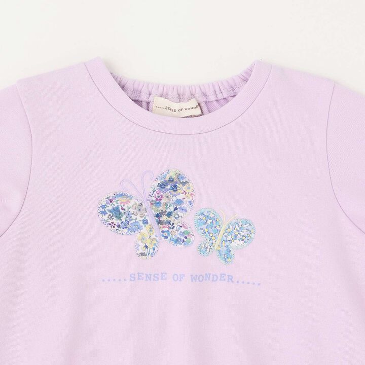 Liberty貼布刺繡蝴蝶衛衣,薰衣草紫, medium image number 2