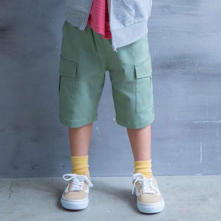 Cargo Half Pants,Light gray, medium image number 20