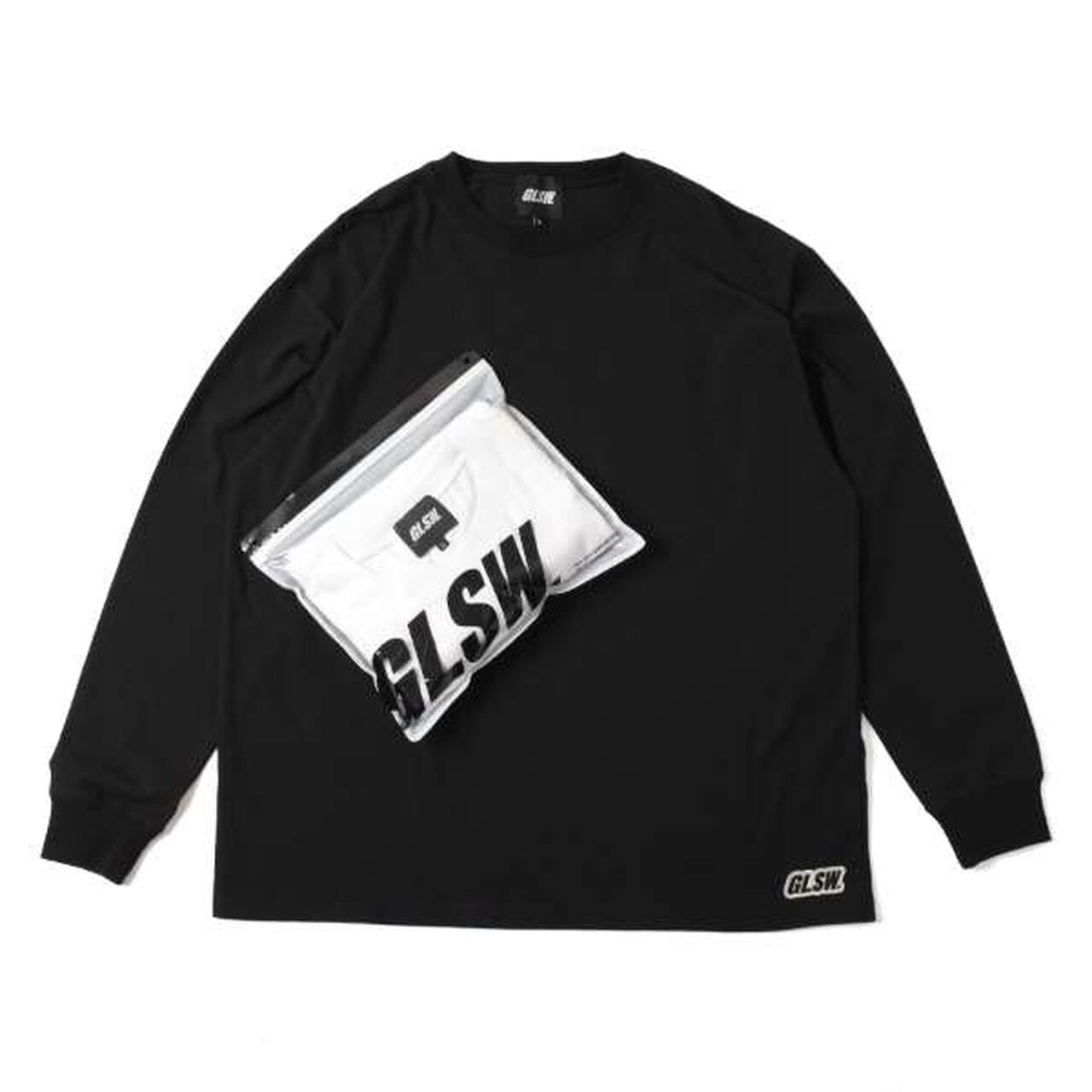 [PACK TEE] One-Point Logo Long-Sleeve T-Shirt,White, large image number 8