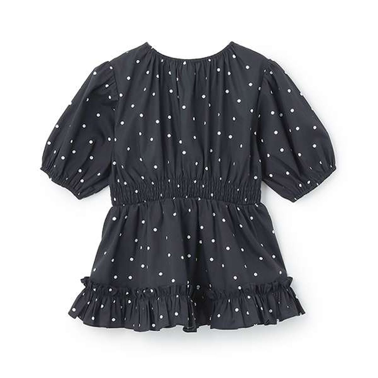 [Link] Puff Sleeve Pattern Tunic,Ivory, large image number 1