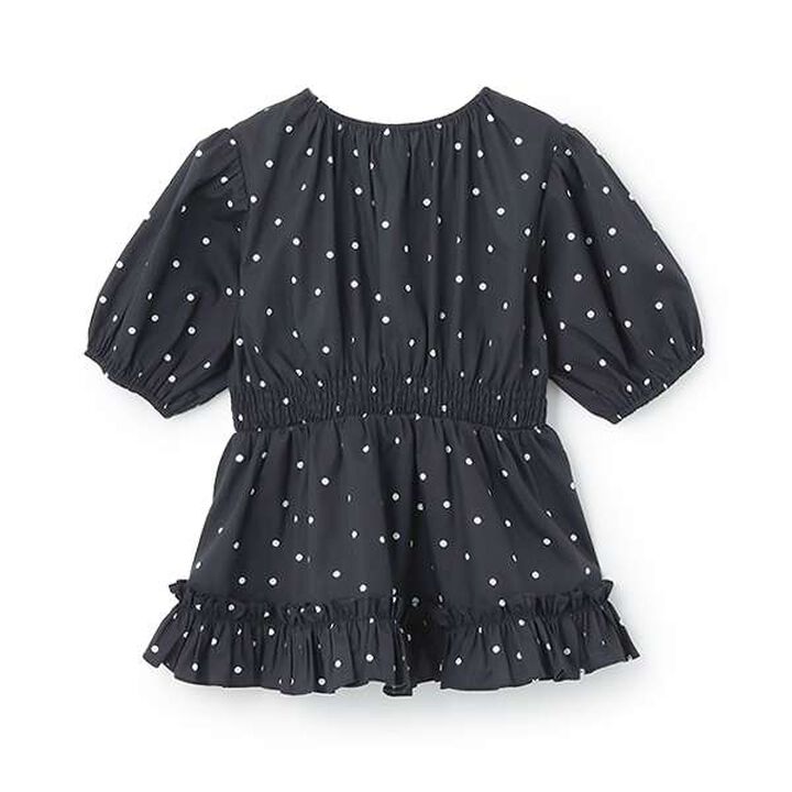 [Link] Puff Sleeve Pattern Tunic,Ivory, medium image number 1