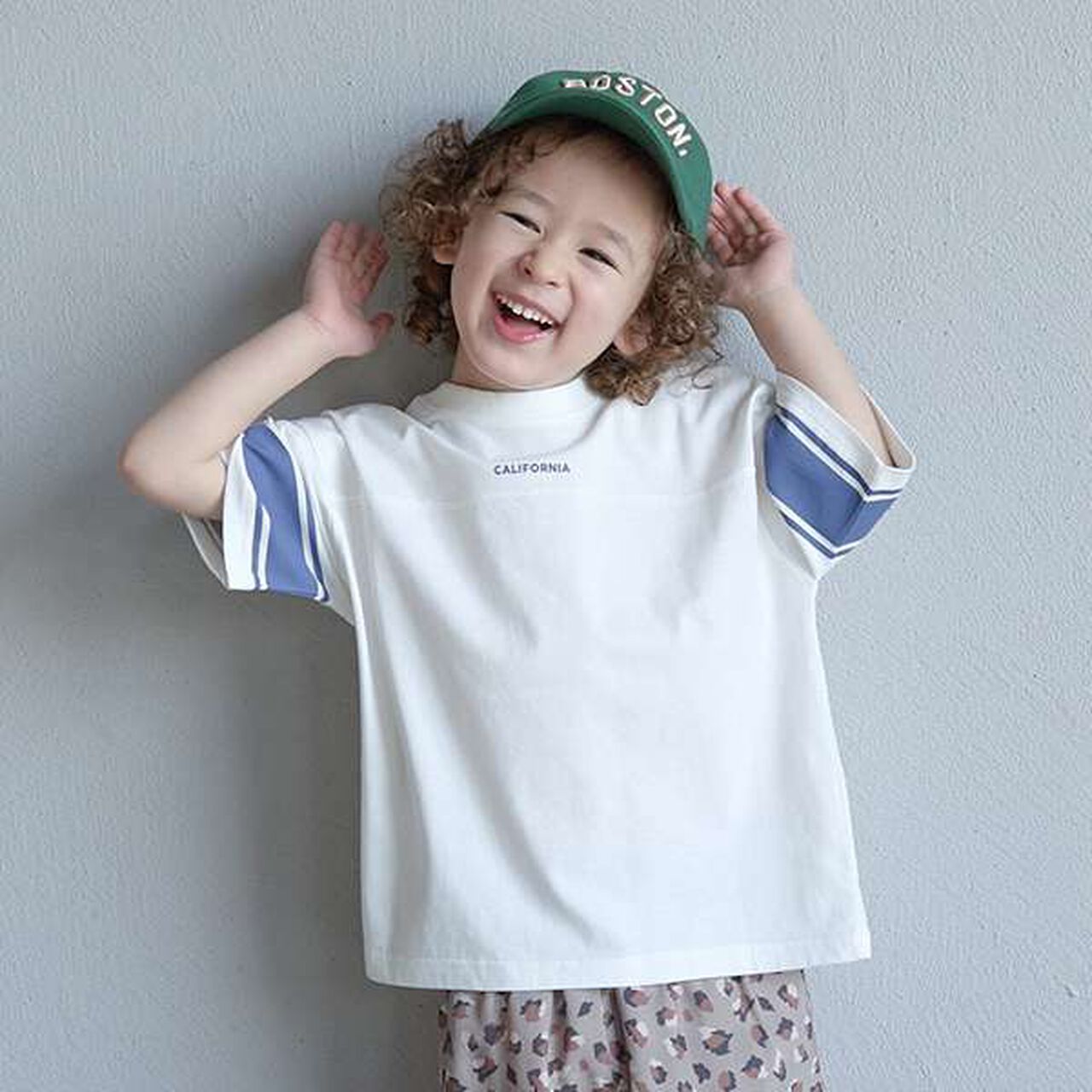 [Cool Touch] Either Way Is Fine! Sleeve Line Print Short Sleeve T-Shirt,Orange, large image number 20