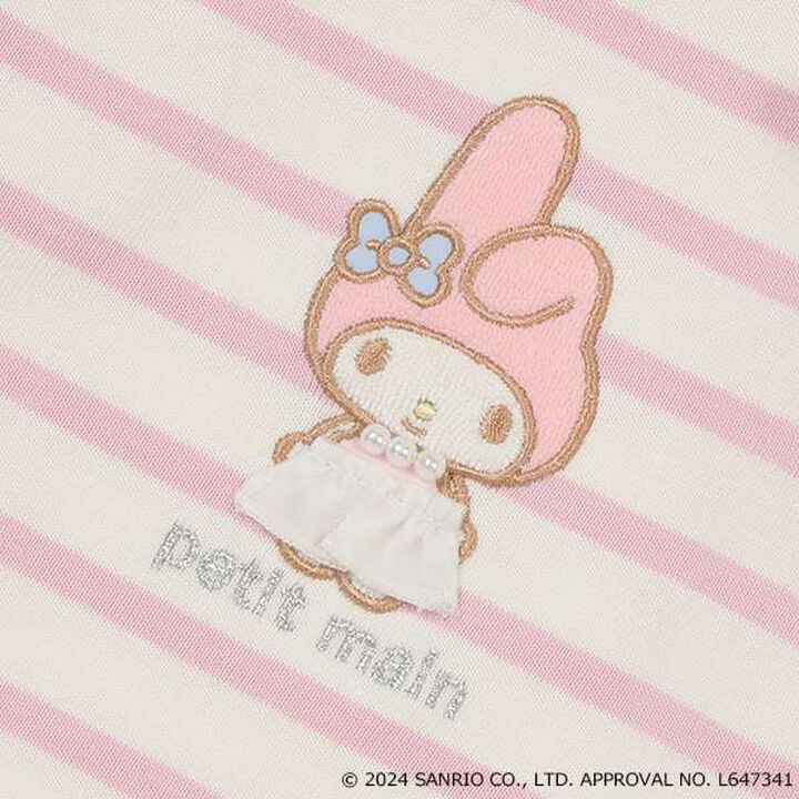 [Sanrio Characters] Appliqu&eacute; Scallop Long Sleeve T-Shirt,Light pink, medium image number 16