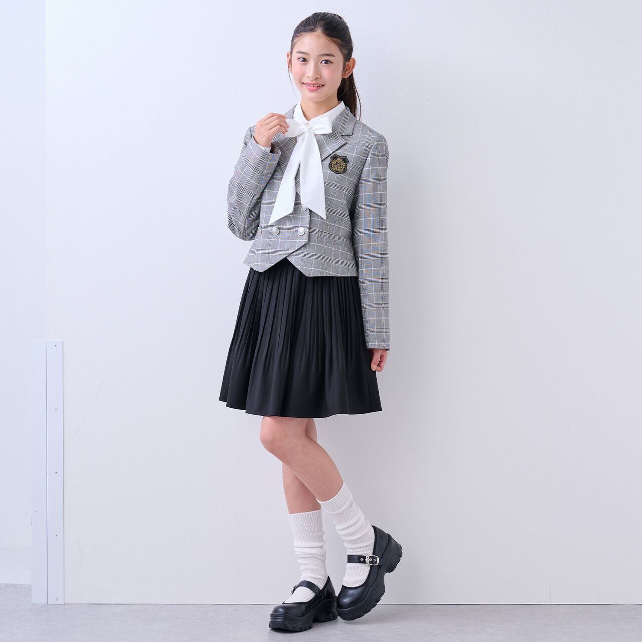 [Lightweight Sole] Plush Thick-Soled Ballet Sneakers,Black, large image number 10