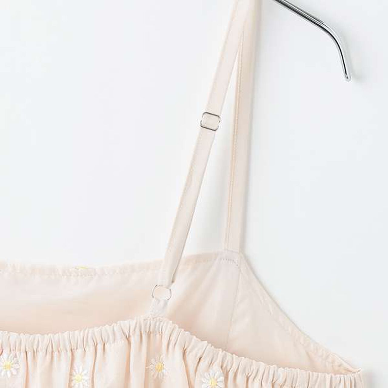 [Link] Floral Embroidery One-Piece Dress,Light pink, large image number 3