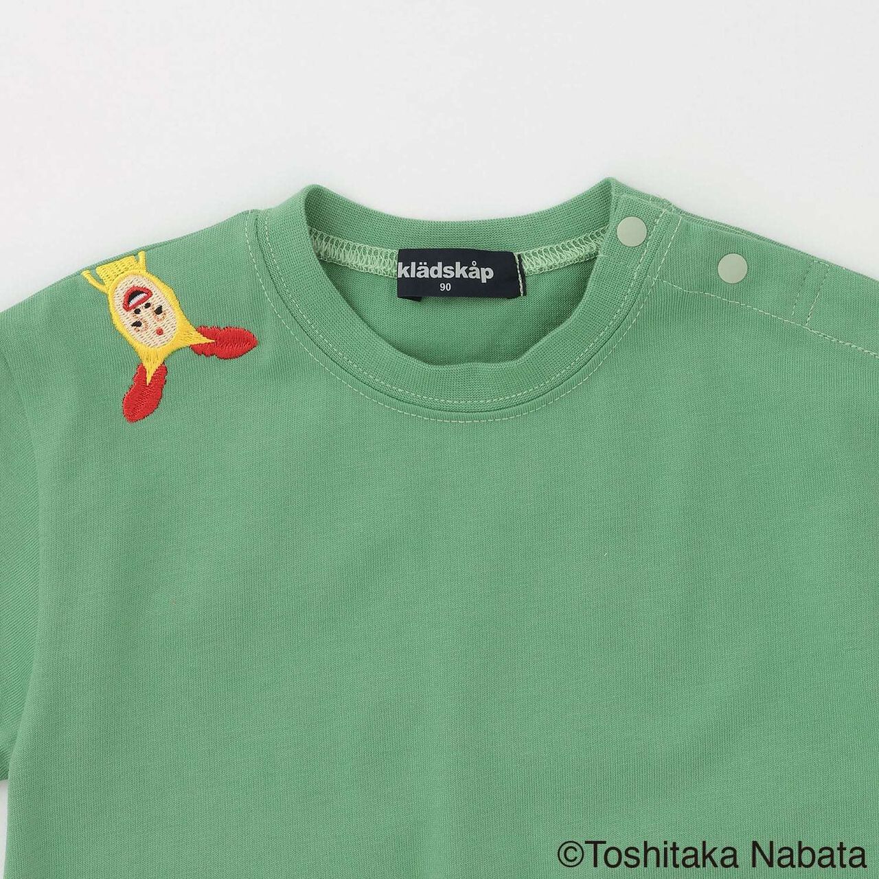[Kobito Zukan] Pocket Short Sleeve T-Shirt,Green, large image number 2