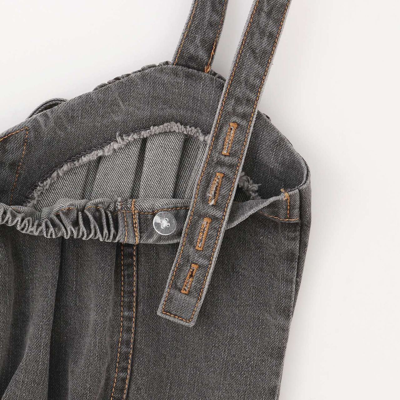 Denim Skirt Outfit Set,Gray, large image number 10