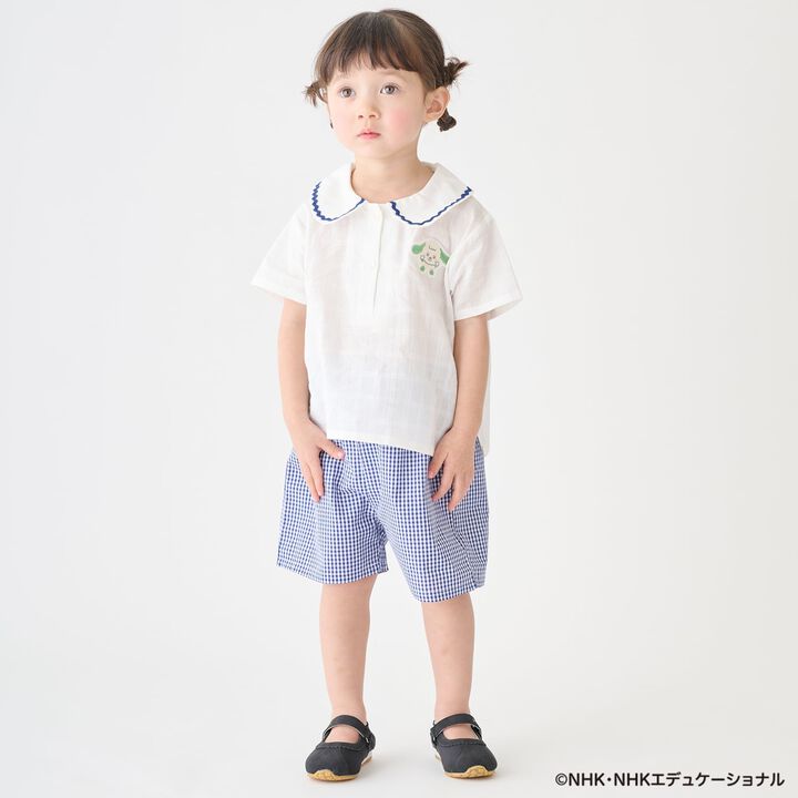 [躲貓貓！] 帶領子套裝,珍珠白, medium image number 0