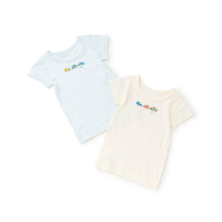 Short-Sleeve Undershirt,Off white, medium image number 6