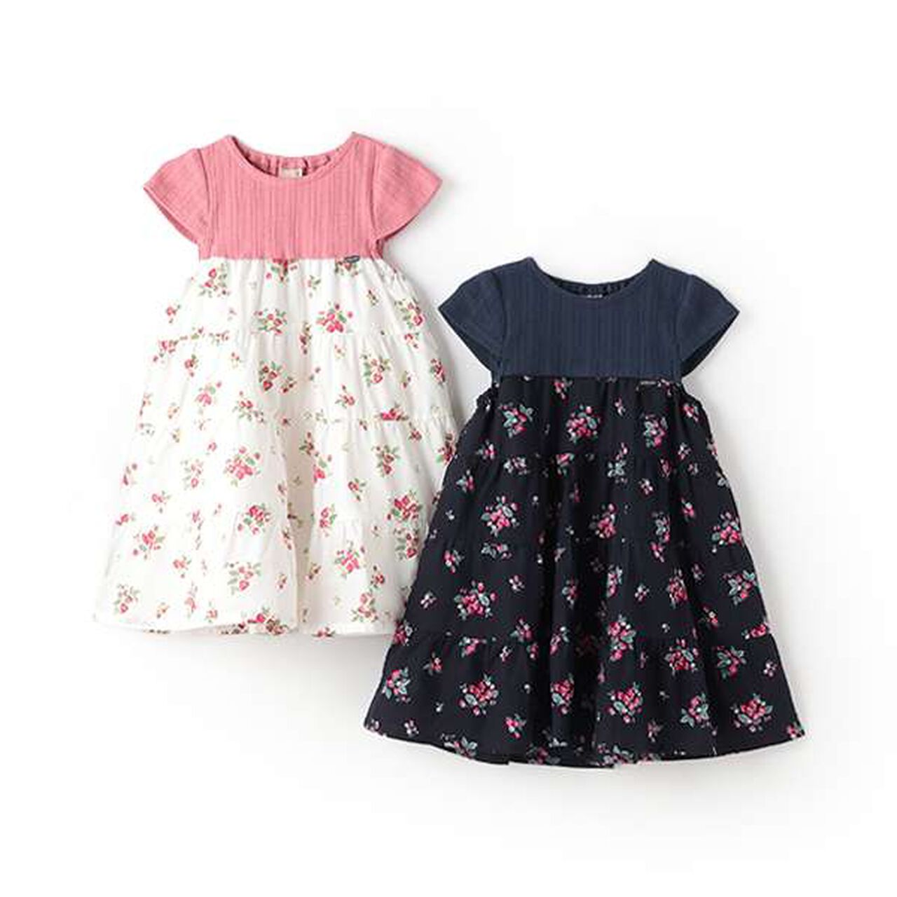 [Link] Strawberry Pattern Docking Dress (Kids Size),Navy, large image number 8