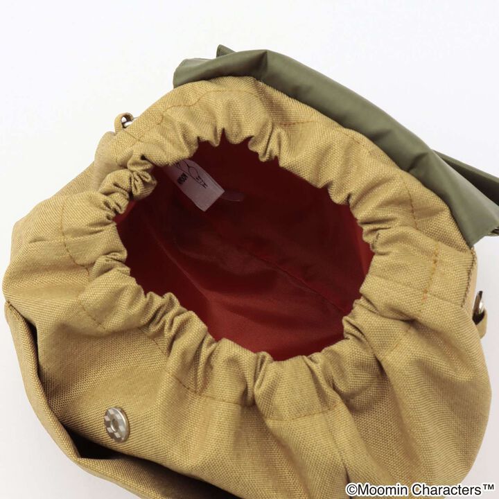 [MOOMIN] Snufkin Backpack-Style Small Shoulder Bag,Beige, medium image number 9