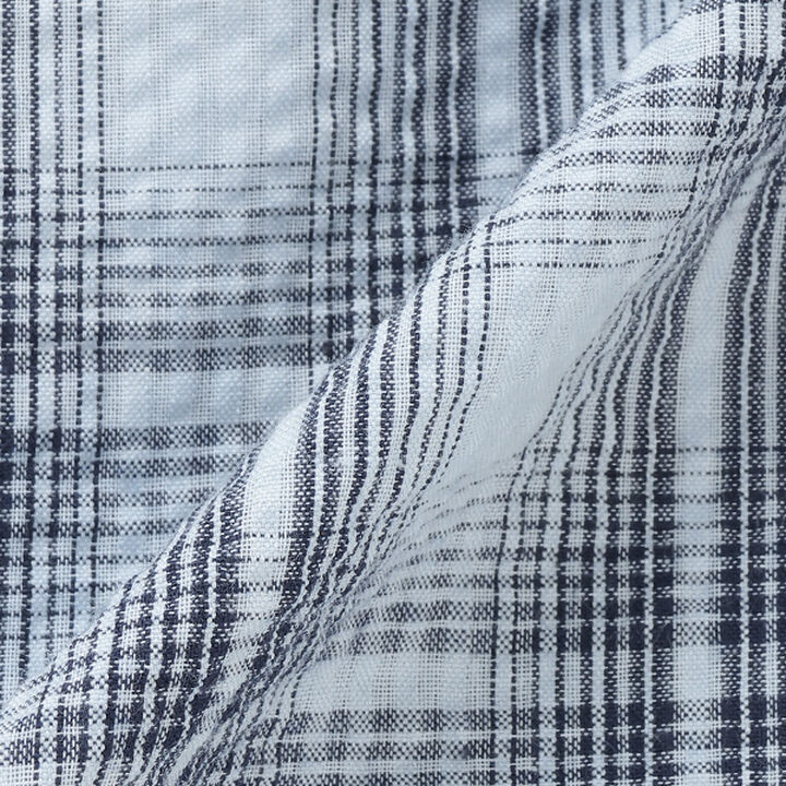 Shirred Blouse,Navy, medium image number 7