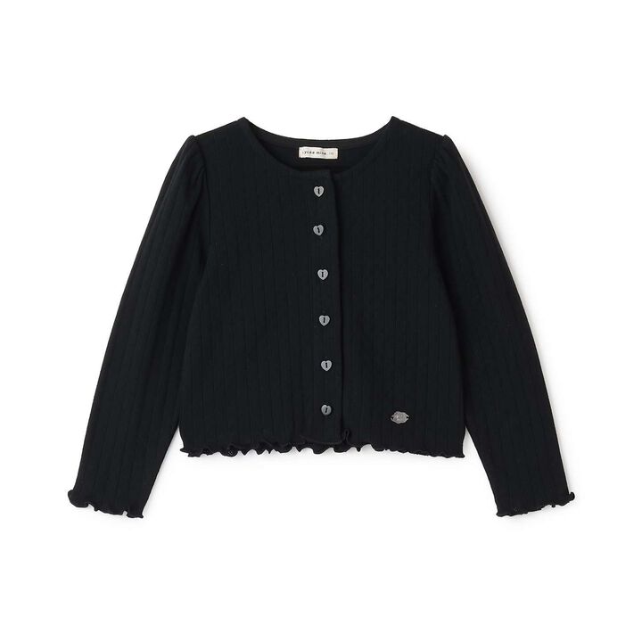 [UV Processing] Patterned Mesh Cardigan,Blue gray, medium image number 5