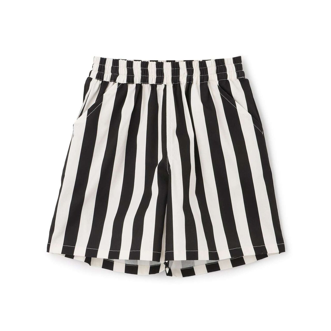 Stretch Easy-Move Assorted All-Over Pattern 4/4 Pants,Off white, large image number 4