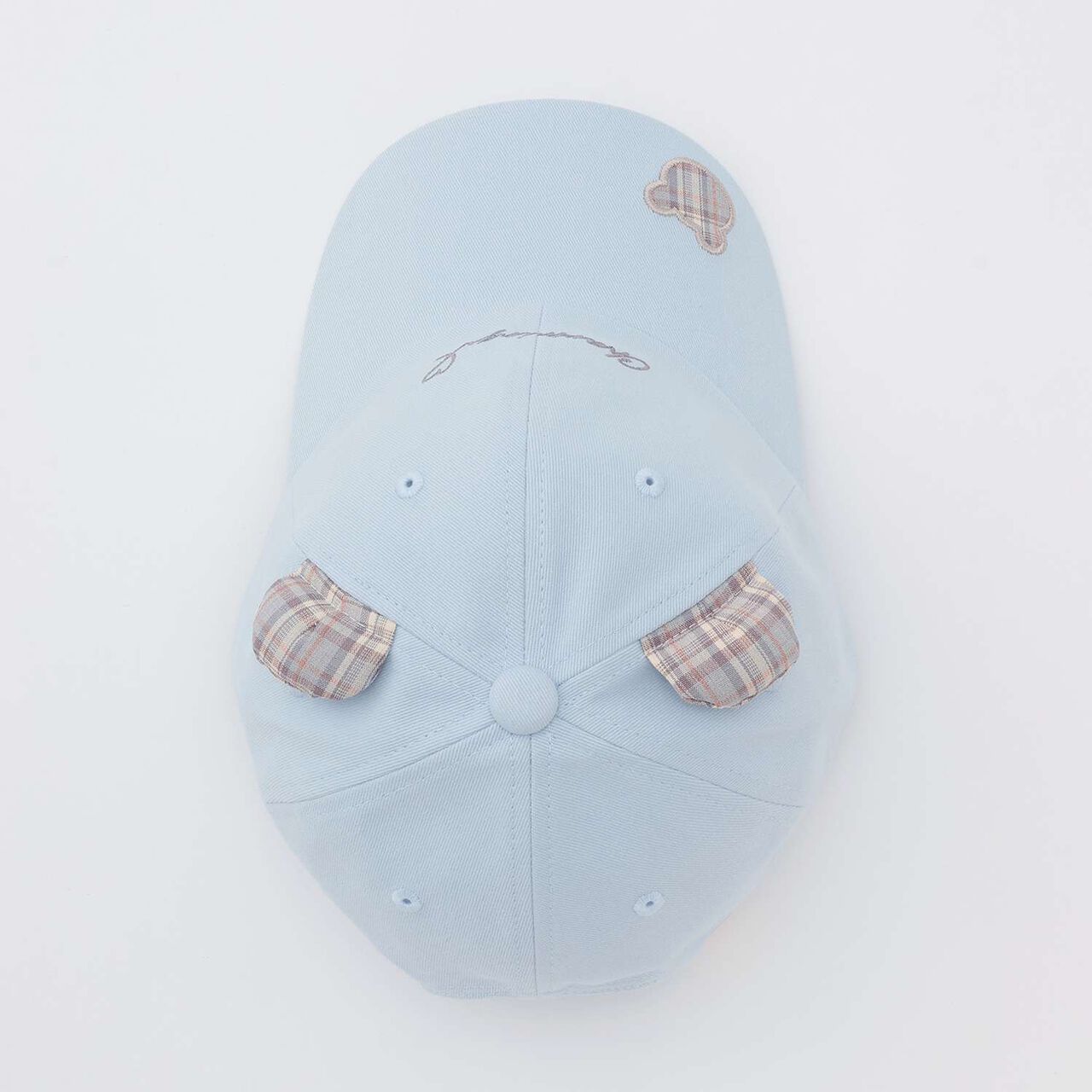 Checkered Bear Low Cap,Sax blue, large image number 5