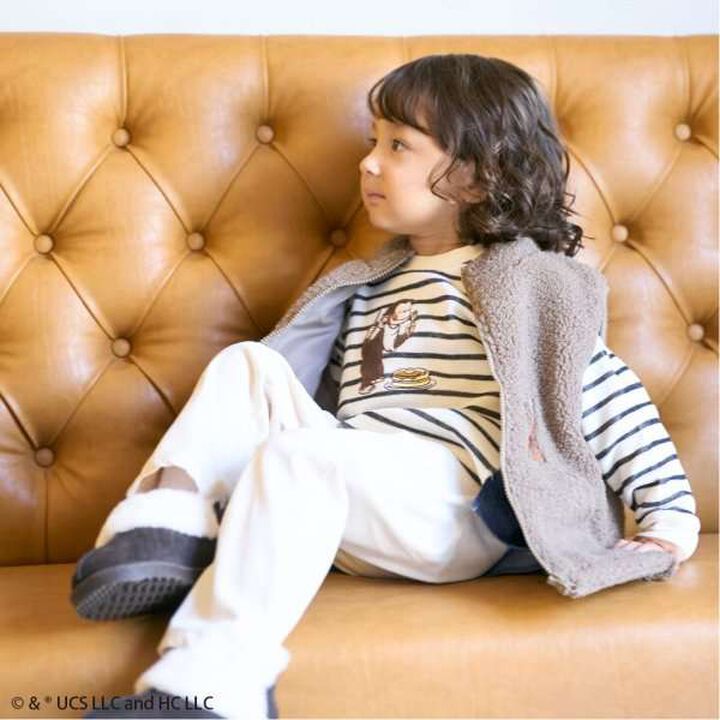 Curious George Boa Vest,Mocha tea, medium image number 7