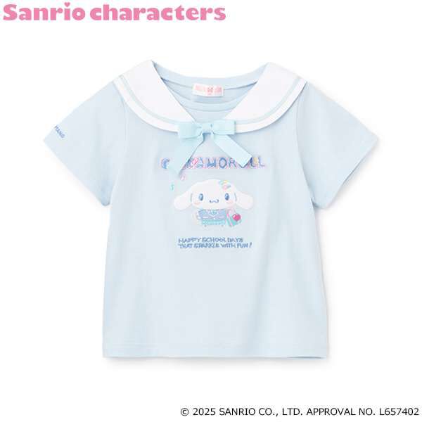 maimero　0728 My Melody & Cinnamoroll] Sailor Collar T-Shirt | Narumiya Official