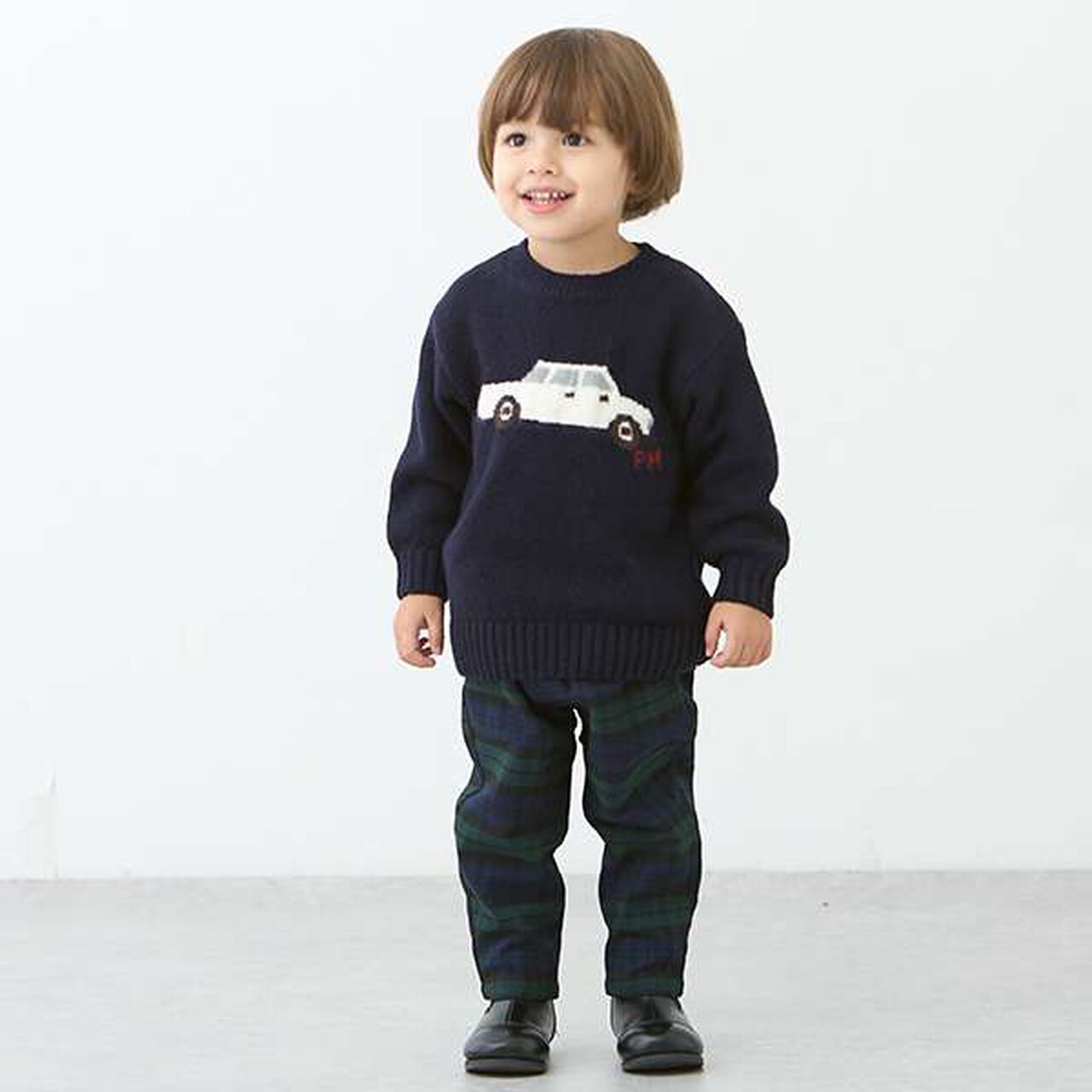 Fluffy and Soft Motif Knitwear,Ivory, large image number 14