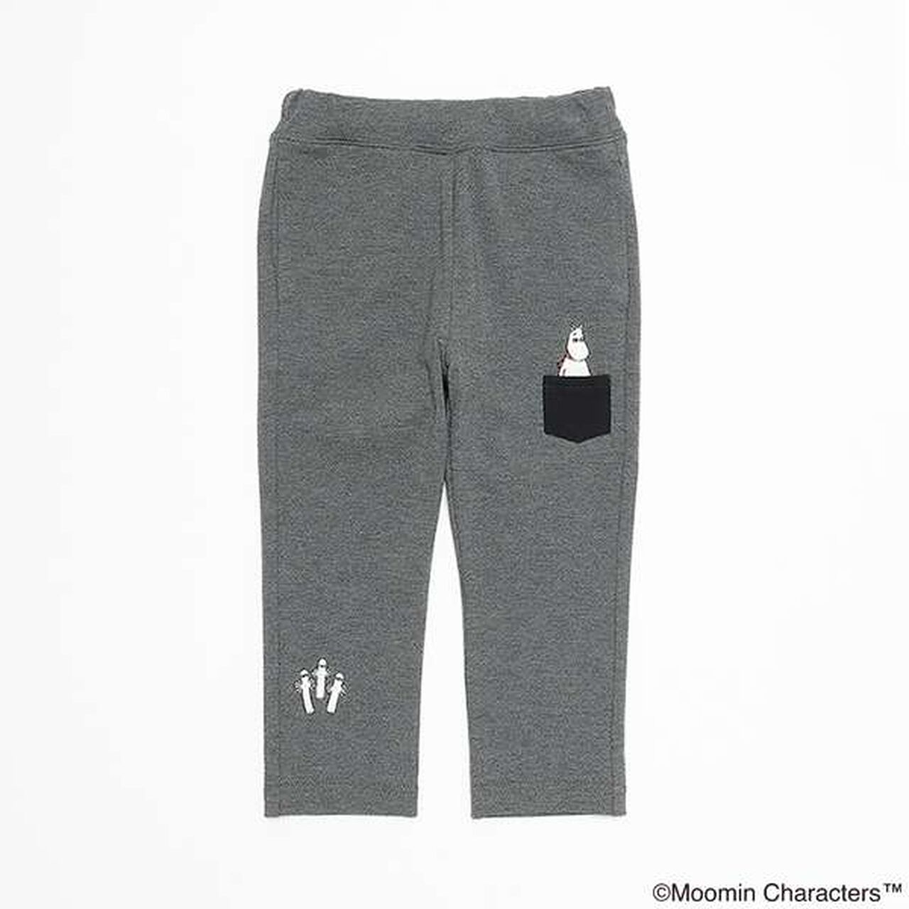 [MOOMIN] Moomin House Long-Length Leggings,Charcoal gray, large image number 0