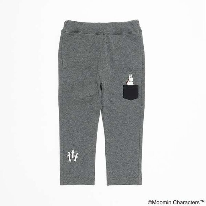 [MOOMIN] Moomin House Long-Length Leggings,Charcoal gray, medium image number 0