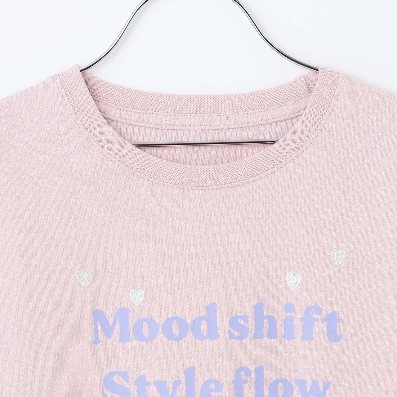 100% Cotton Heart & Flower Long-Sleeve T-Shirt,Pink, large image number 10