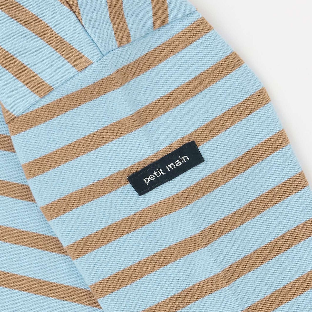 Anti-Stain Stripe Long-Sleeve T-Shirt,Yellow, large image number 5