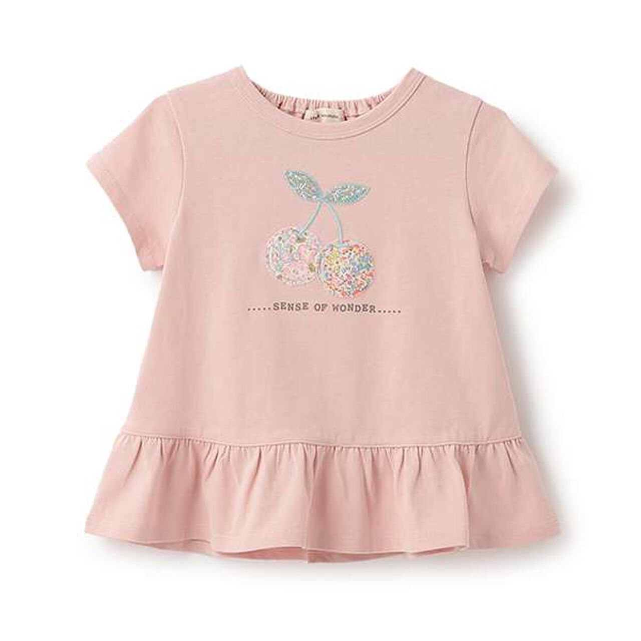 Liberty Cherry Appliqu&eacute; T-Shirt,Pearl white, large image number 12