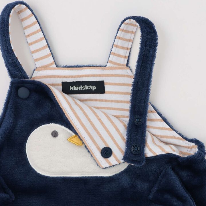 Creature T-Shirt & Boa Fabric Overalls Set,Navy, medium image number 16