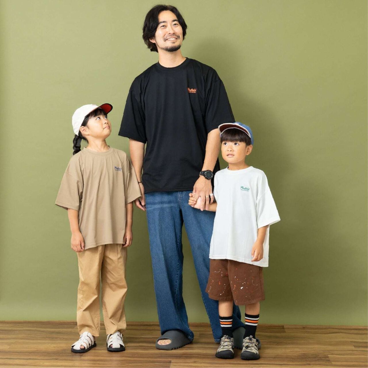 [Penfield] [親子連結款] [接觸涼感] DAD字樣大後背T恤,黑色, large image number 3
