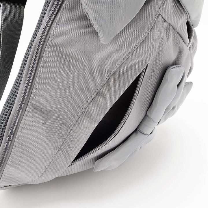 [Water-Repellent] Ribbon One-Shoulder Sling Bag,Black, medium image number 9