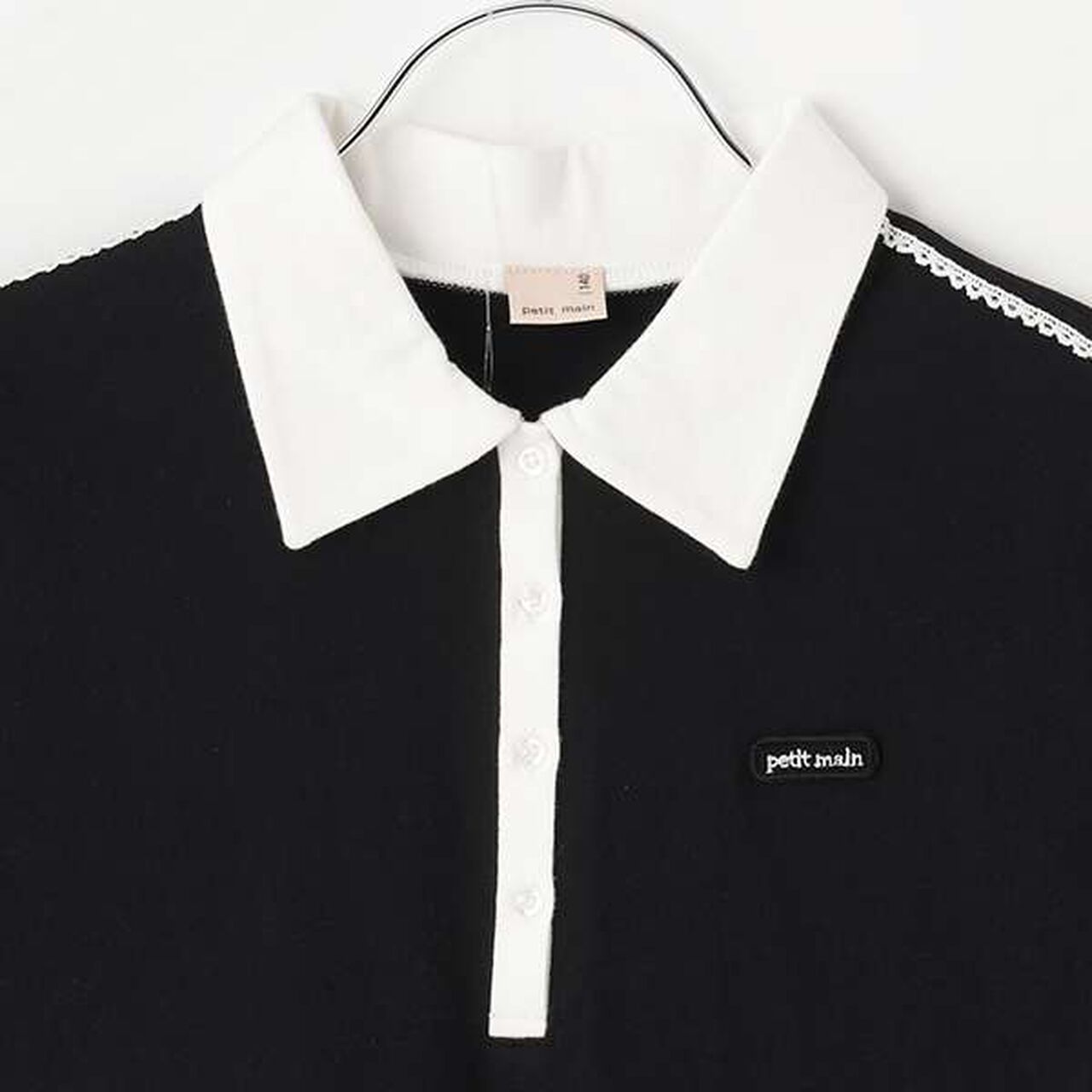 [Link/Cool Touch] Polo Outfit Set,Black, large image number 3