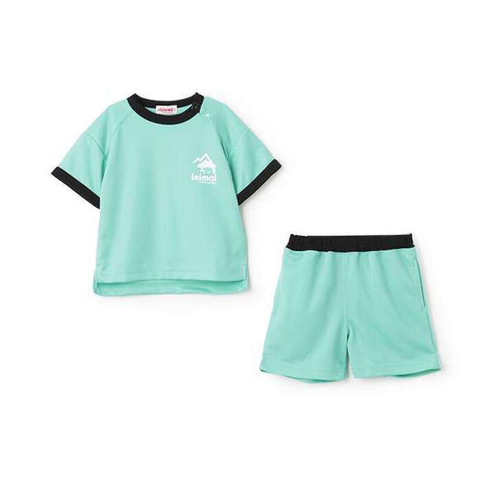 [Quick-Dry] Honeycomb Mesh Outfit Set,Orange, medium image number 2