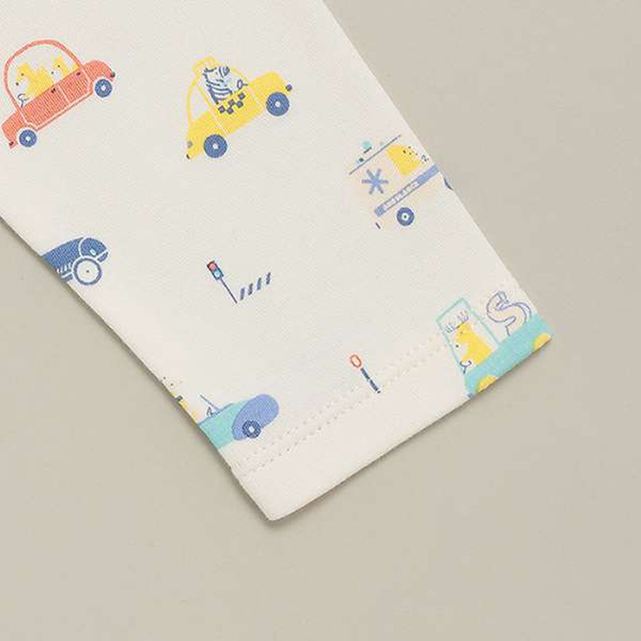 Animal Drive Overalls Suit,Pearl white, large image number 9