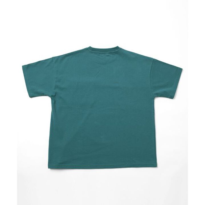 Big Short Sleeve T-Shirt with Pocket Embroidery,White, medium image number 17